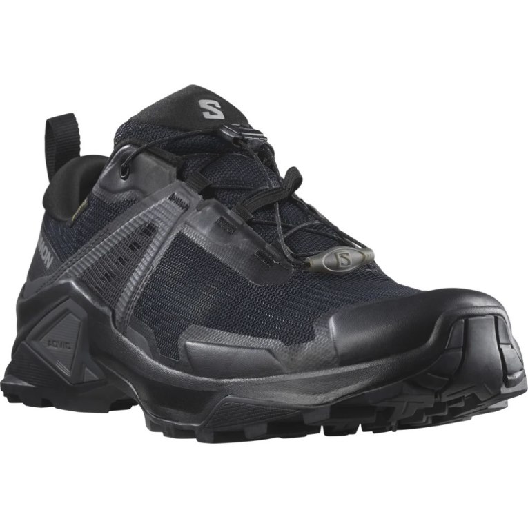 Black Salomon X Raise 2 GTX Men's Hiking Shoes | PH 32715N